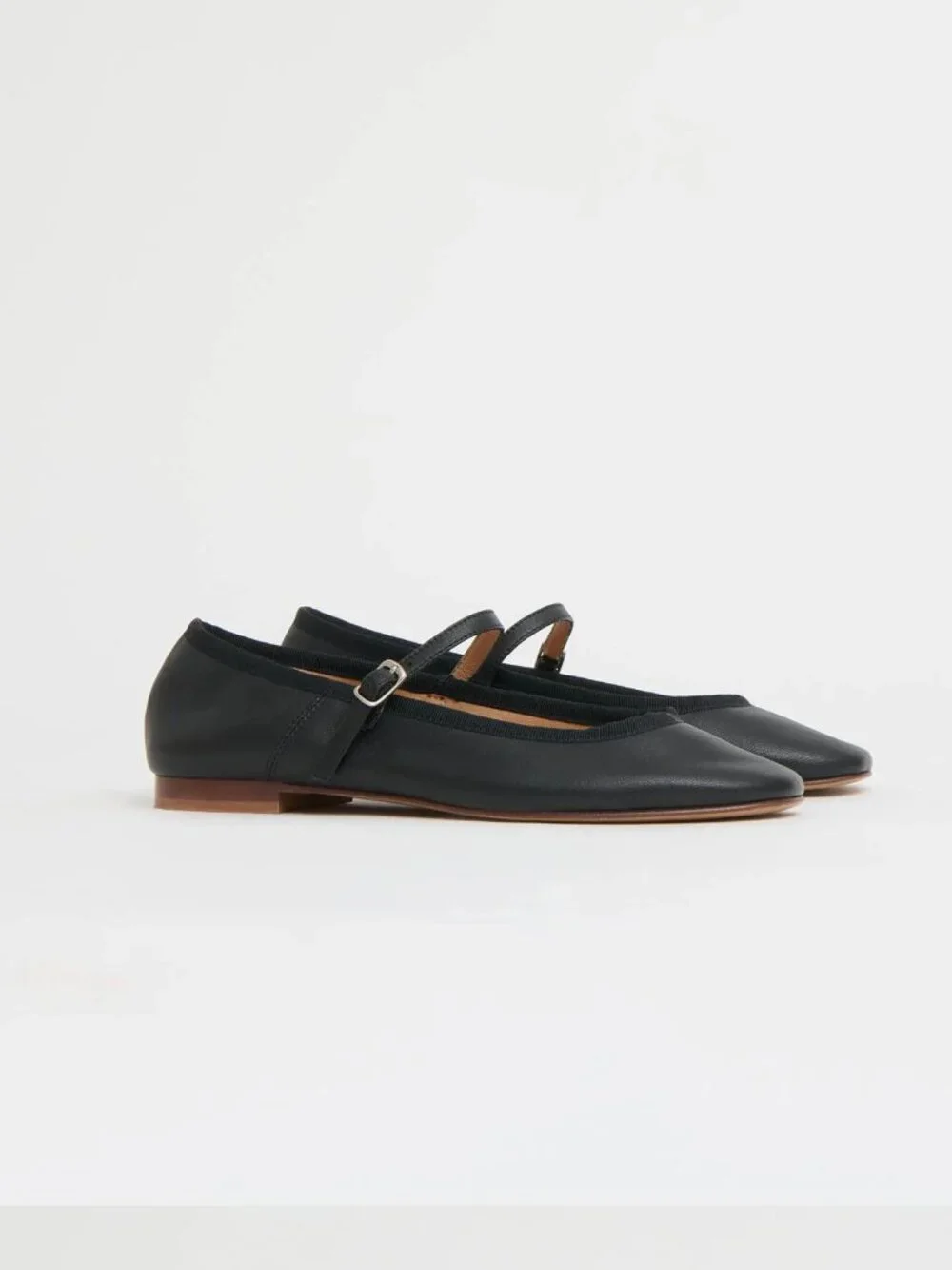 Mansur Gavriel Dance Mary Jane Leather Shoe - Black Sz 7.5